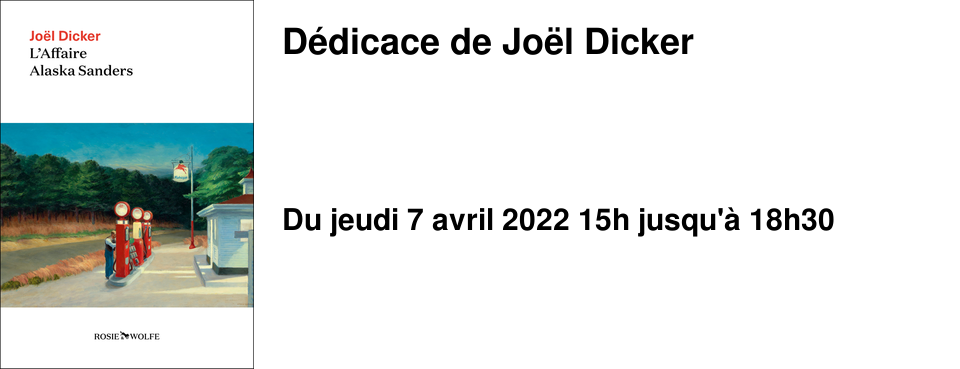 D�dicace de Jo�l Dicker
