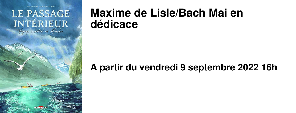 Maxime de Lisle/Bach Mai en d�dicace