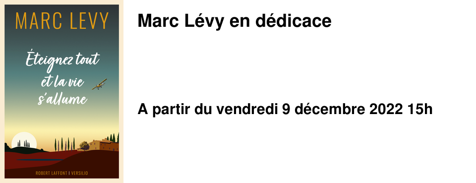 Marc L�vy en d�dicace