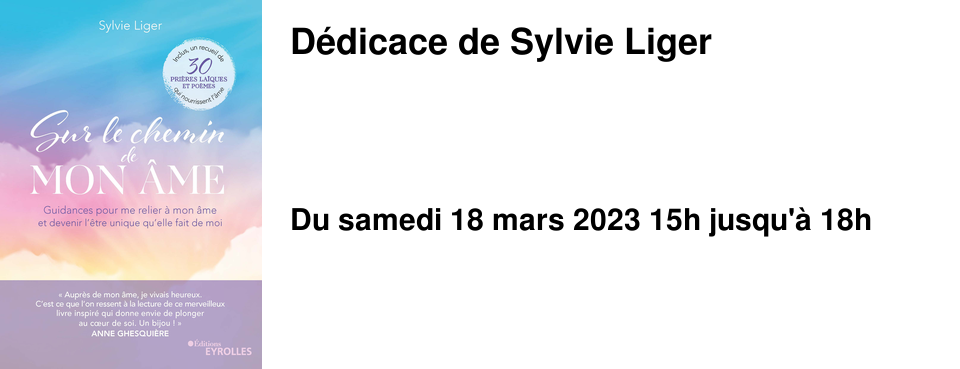 D�dicace de Sylvie Liger