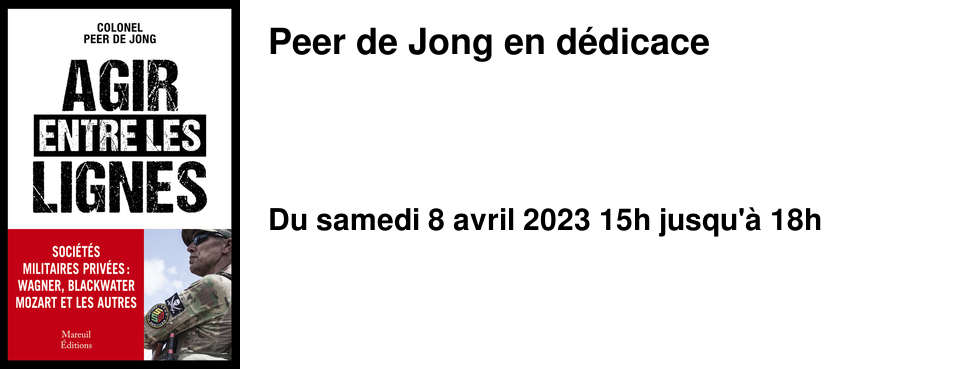 Peer de Jong en d�dicace