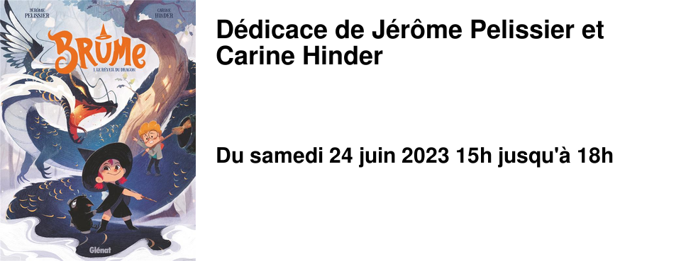 D�dicace de J�r�me Pelissier et Carine Hinder