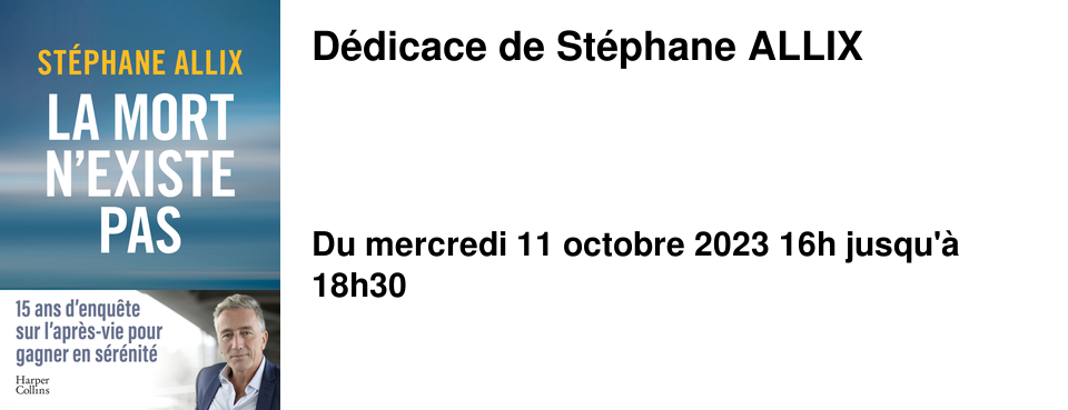 D�dicace de St�phane ALLIX