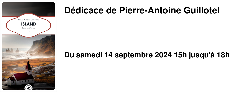 D�dicace de Pierre-Antoine Guillotel