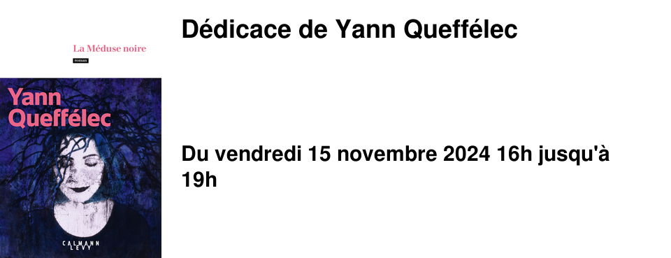 D�dicace de Yann Queff�lec