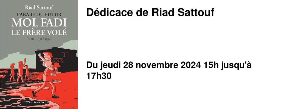 D�dicace de Riad Sattouf